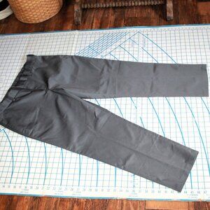 NWT Perry Ellis Portfolio Premium Flex Twill Gray Dress Slacks Pants, 34 X 29
